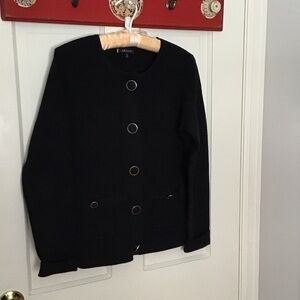 Anne Klein Black Cardigan Sweater
